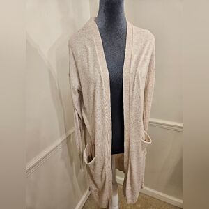 Old Navy Women's Beige Open Front Cardigan